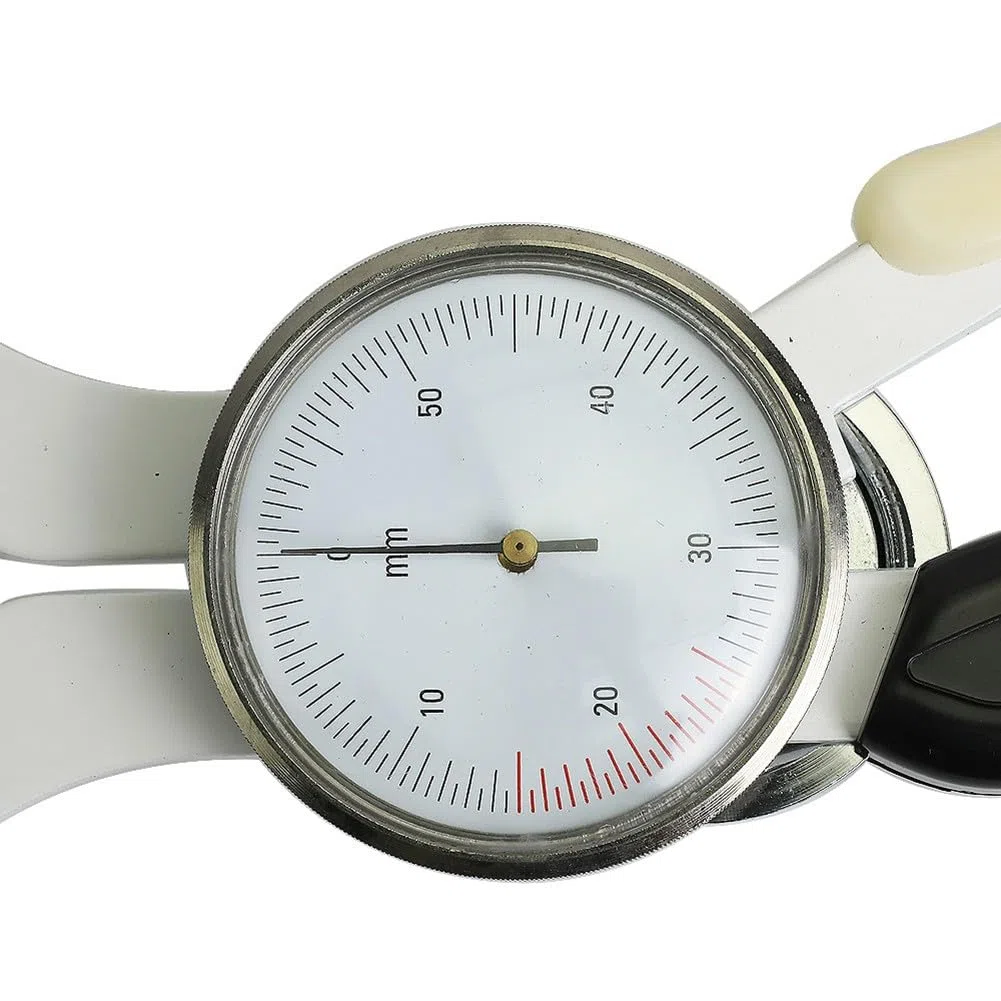 Skinfold - Calibro per misurazione del grasso corporeo, gamma 0-60 mm, struttura in metallo e plastica con design a pressione costante, per gli appassionati di fitness