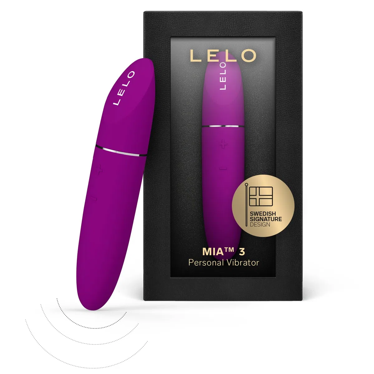 LELO MIA 3 Massaggiatore Personale Femminile, Vibratore per Donna con 8 Modalità di Piacere e un Nuovo Design Compatto, Deep Rose