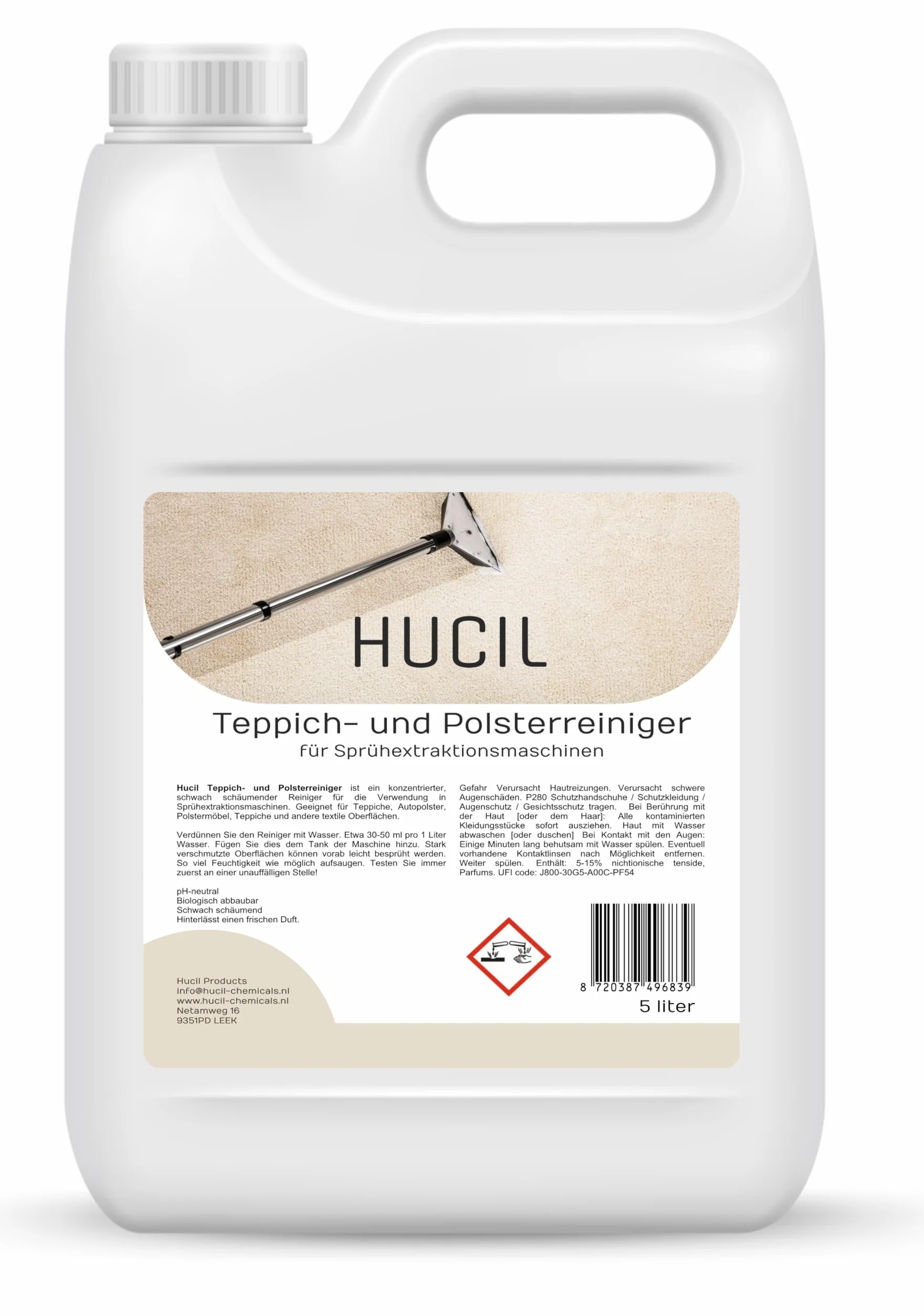 Tappeto Detergente per Aspirapolvere Concentrato 5 Litri