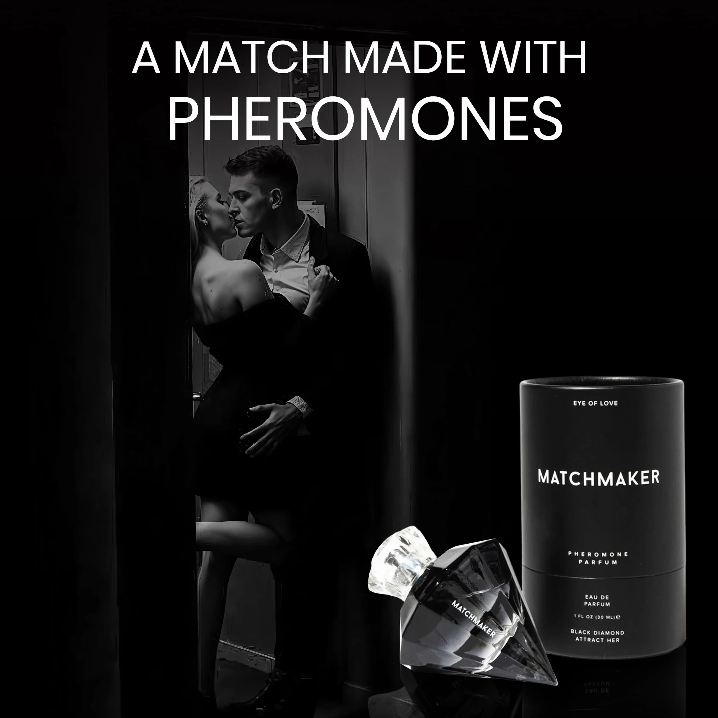 Eye of Love Matchmaker Black Diamond Colonia al feromone da uomo 30 ml