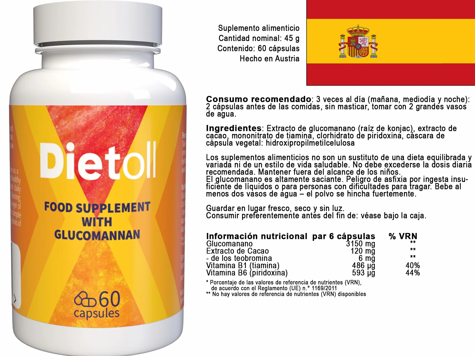 Dietoll 120 Capsule (2x 60 Capsule) Confezione da 2