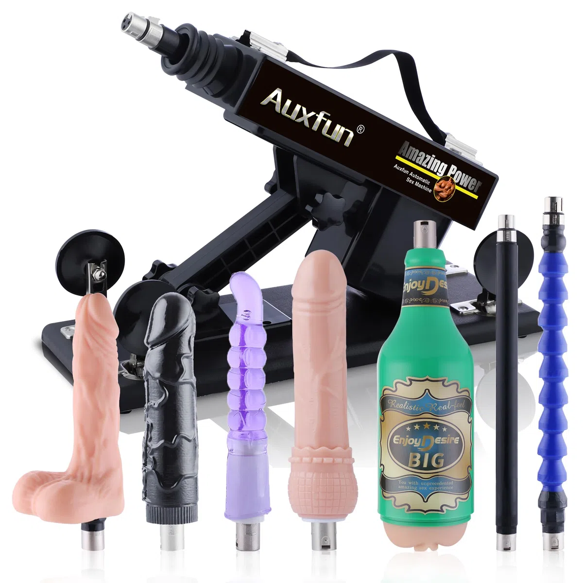 Macchina del sesso Macchina dell'amore con tazza di masturbazione allargata Macchina anale Dildo Macchina automatica per adulti con incredibili accessori per giocattoli sessuali Pistole del sesso con