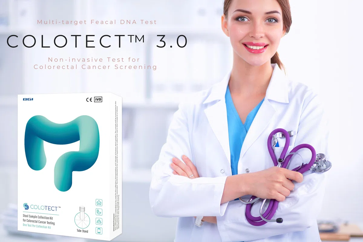 COLOTECT™ 3.0 Test non invasivo per lo screening del cancro del colon-retto, screening del cancro intestinale, rilevamento di polipi precancerosi. Kit di raccolta delle feci e analisi e risu