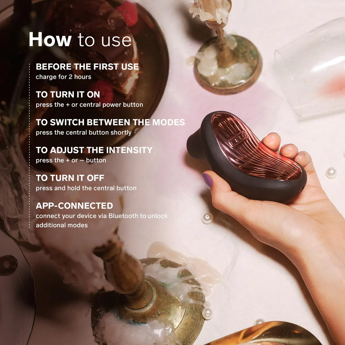 LELO SONA 3 Cruise Massaggiatore Sonico Femminile con App Bluetooth, Succhia Clitoride per Donna, Stimolatore per Clitoride 12 Modalità con Più Potenza e Tecnologia a Onde Soniche, Vibratore, Pink