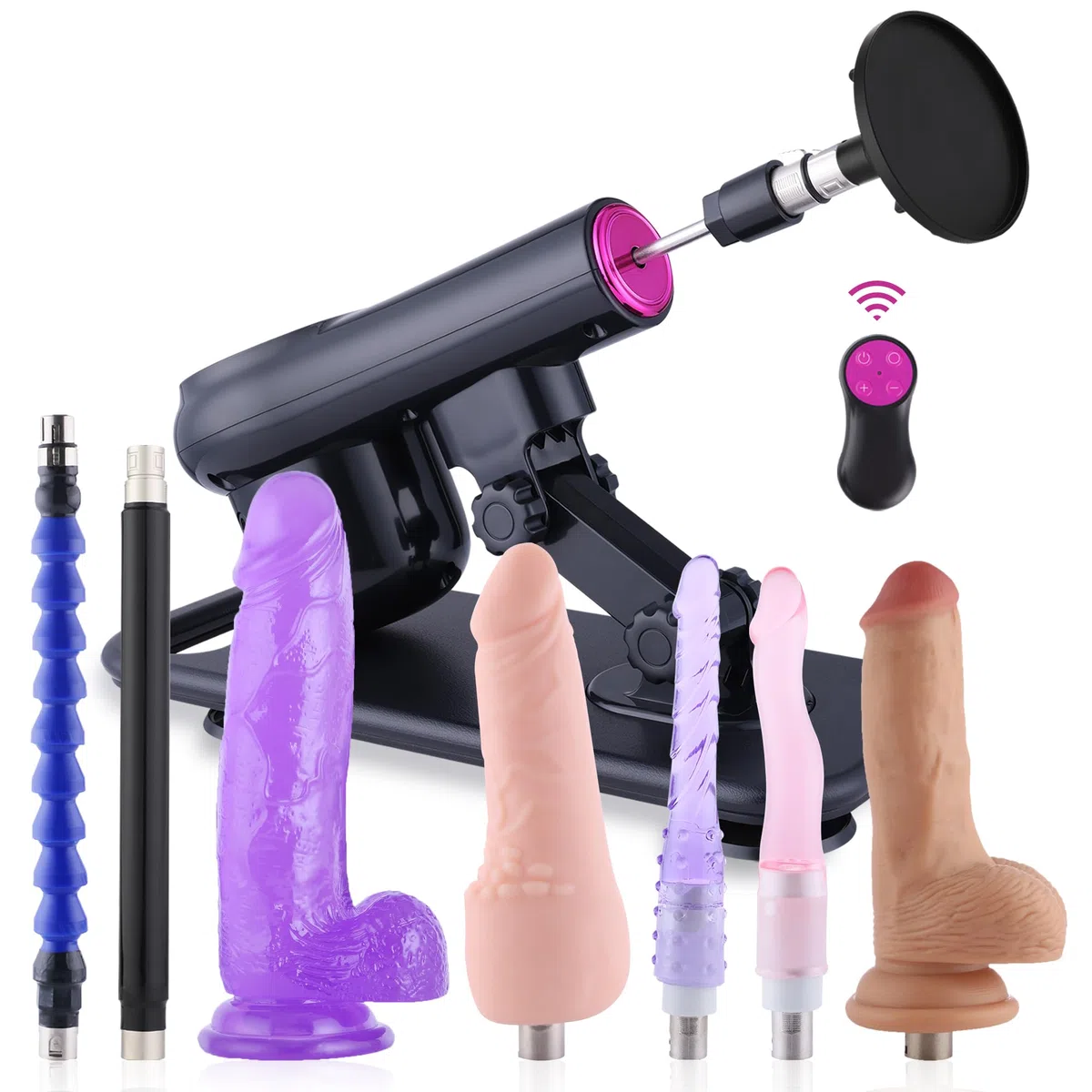 Macchina del sesso con telecomando Macchina dell'amore Giocattoli per adulti con 8 attacchi Macchina automatica del dildo per uomini e donne