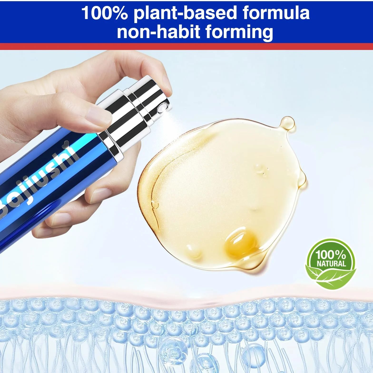 Spray Ritardante Uomini Controllo Eiaculazione Precoce, Dura di Più, Formula Non Paralizzante, Sensibilità Naturale (6ml)