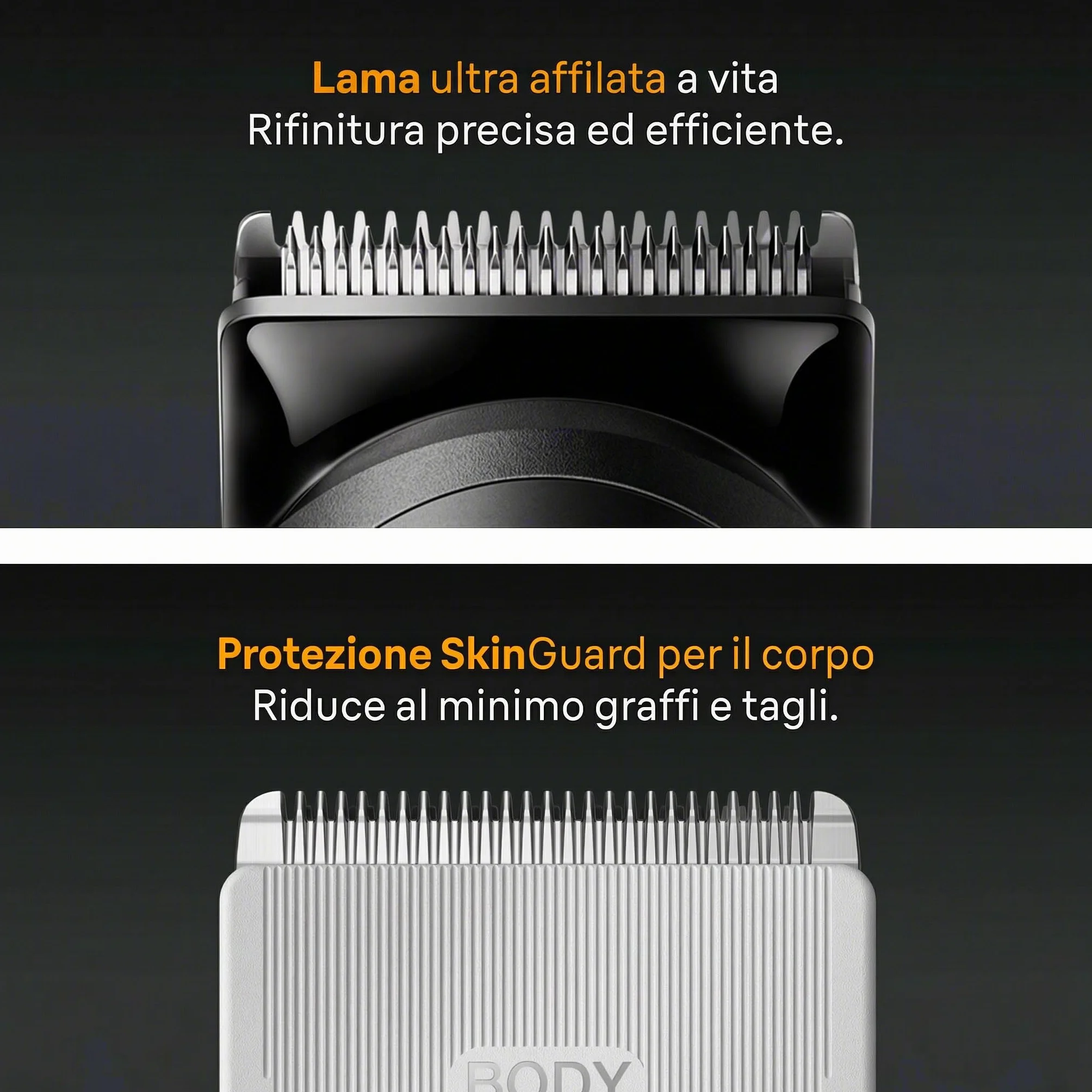 Braun Series 5 All-in-One Rifinitore Rasoio Elettrico Uomo 9in1 Barba Capelli Lama Ultra Affilata Tecnologia Skinguard 120 Min Grigio