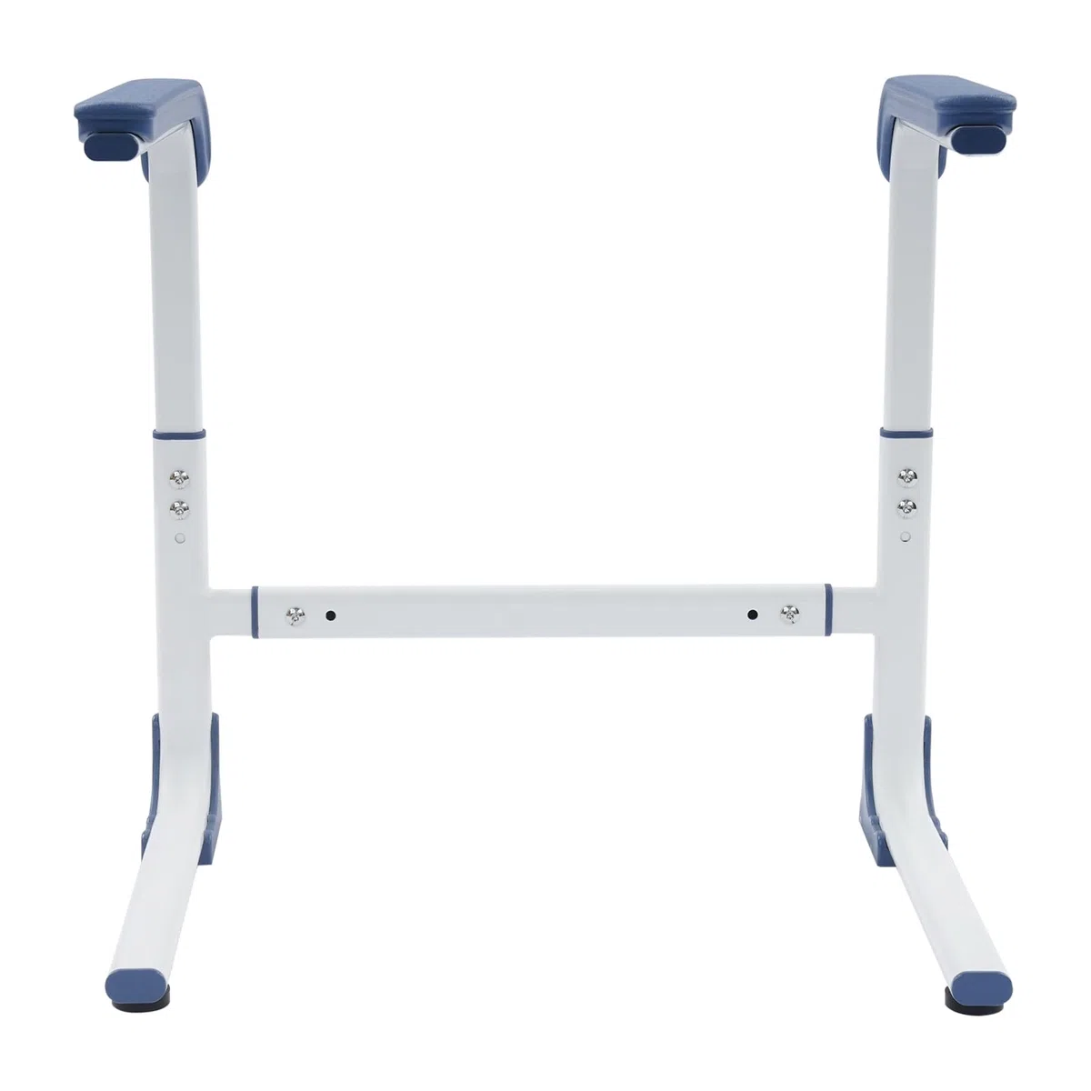 Ausili per alzarsi da Divano/Letto/WC, Aiuto per alzarsi antiscivolo per anziani con maniglia larga, Altezza e larghezza regolabili Supporto per pazienti e disabili, fino a 150 kg (Blu)
