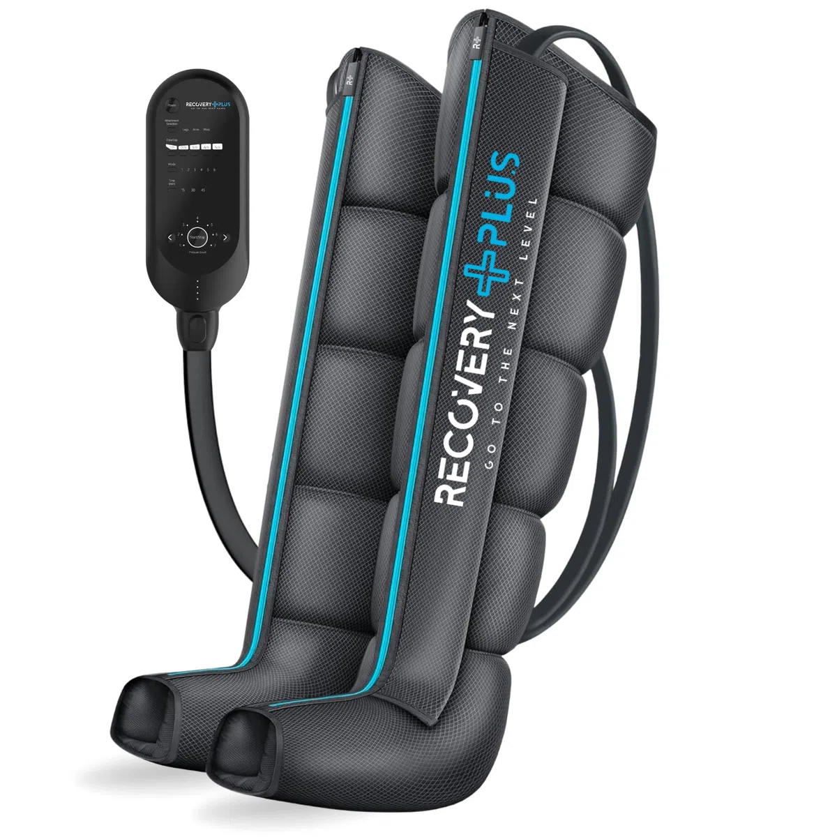RECOVERY PLUS - Macchina di Pressoterapia Professionale per Casa. Stivali per Gambe. Drenaggio Linfatico. Massaggiatore per Gambe. (Taglia M)