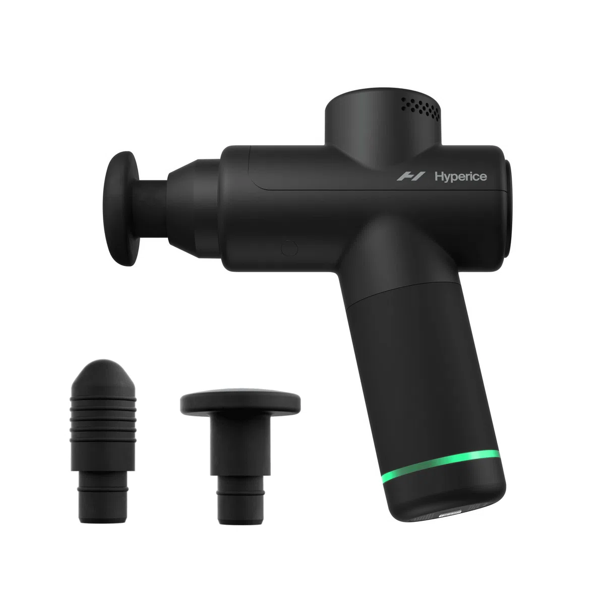 Hyperice Hypervolt Go 2 Nero - Dotato di tecnologia Quiet Glide - Pistola massaggiante a percussione portatile