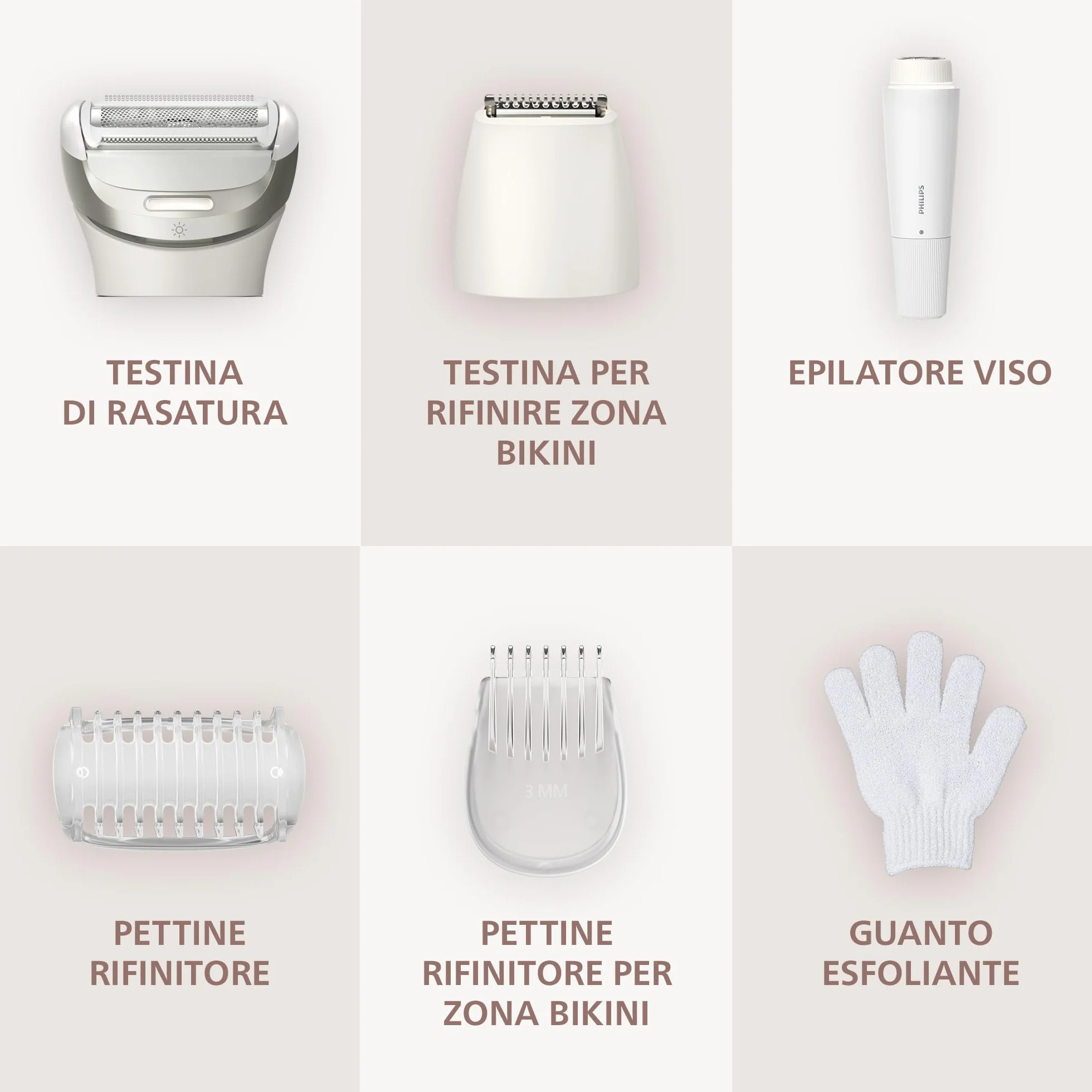 Philips Serie 8000 Rasoio Senza Filo Wet & Dry 3 Lame Testina Flessibile BRL159/00