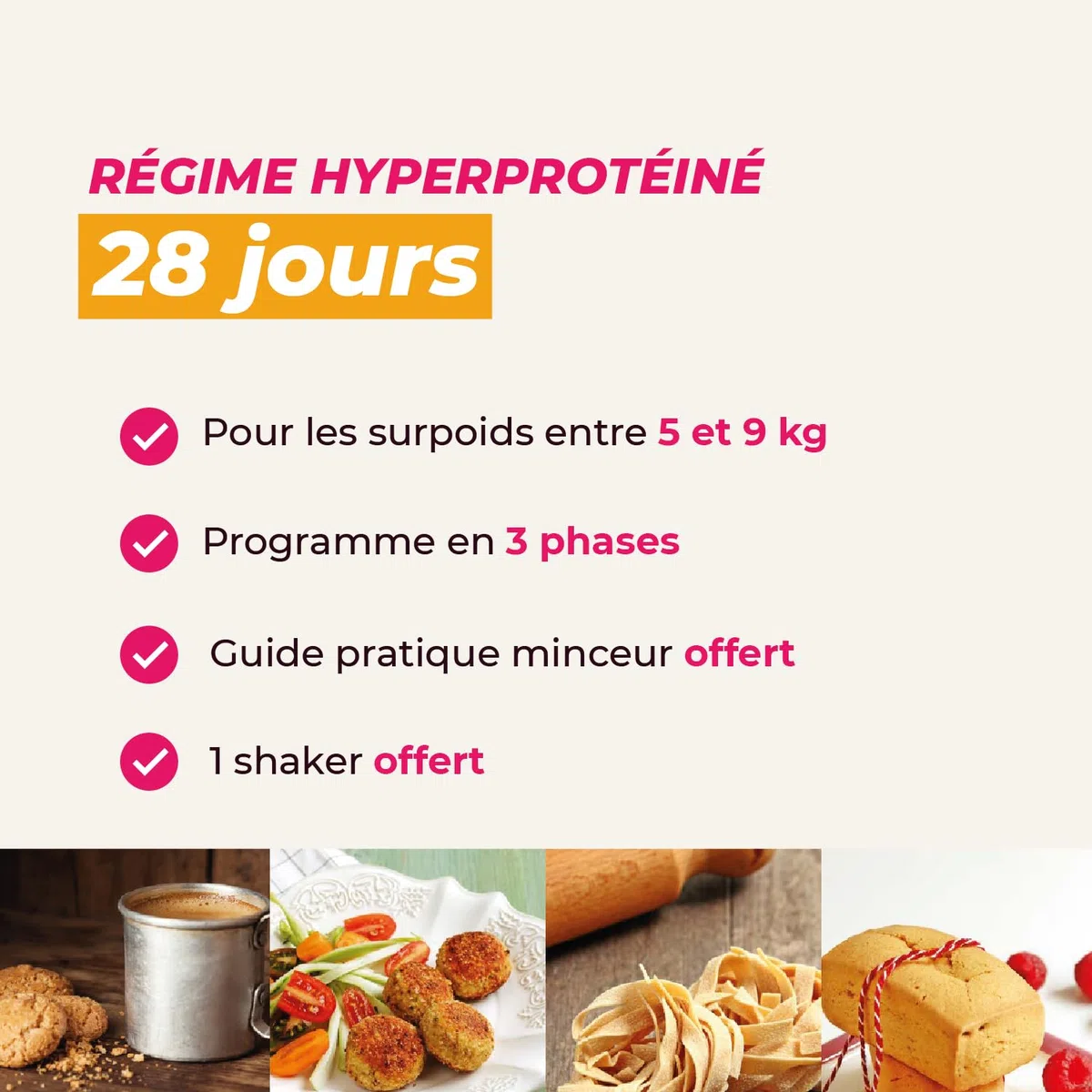 Dieta Dimagrante Iperproteica 28 giorni Colazione Cappuccino Kit 66 prodotti + 1 shaker e 1 guida offerti – perdita di peso ottimizzata in 4 settimane