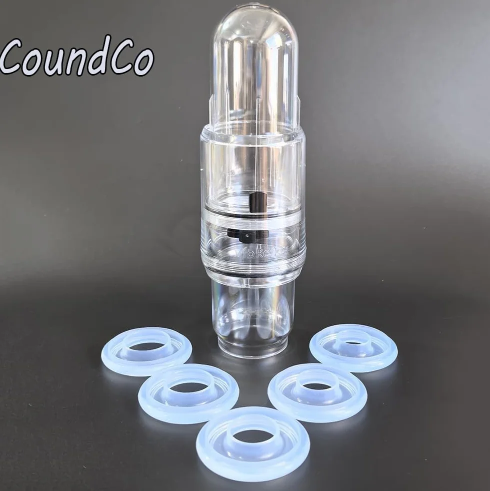 Pompa a Vuoto Manuale per Pene con 5 Anelli in Silicone per Allungamento