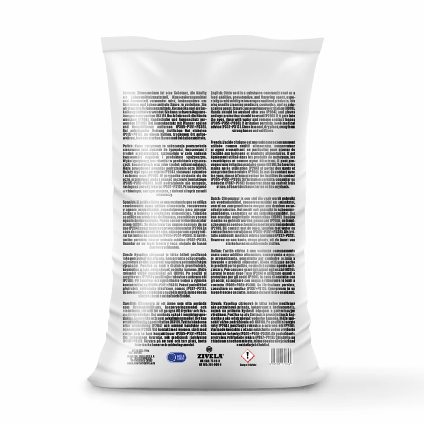 Acido Citrico in Polvere 25 kg Uso Alimentare E330 Puro 100%