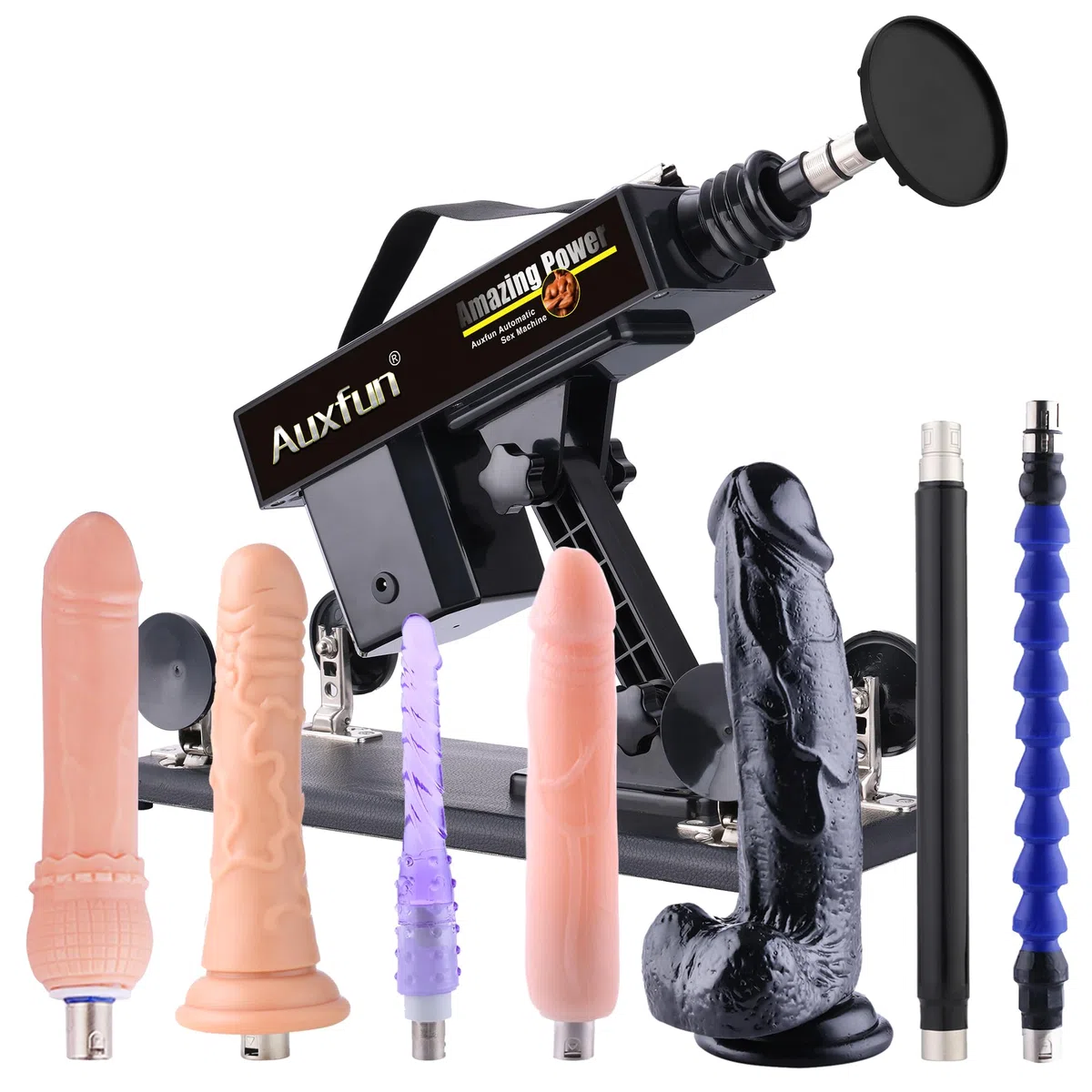 Macchina del sesso per donne e uomini, macchina sesso con dildo, macchina per sesso con ventosa, macchina sesso con 7 accessori 3XLR, sex macchina automatica per e coppie, giocattoli sessuali per prof