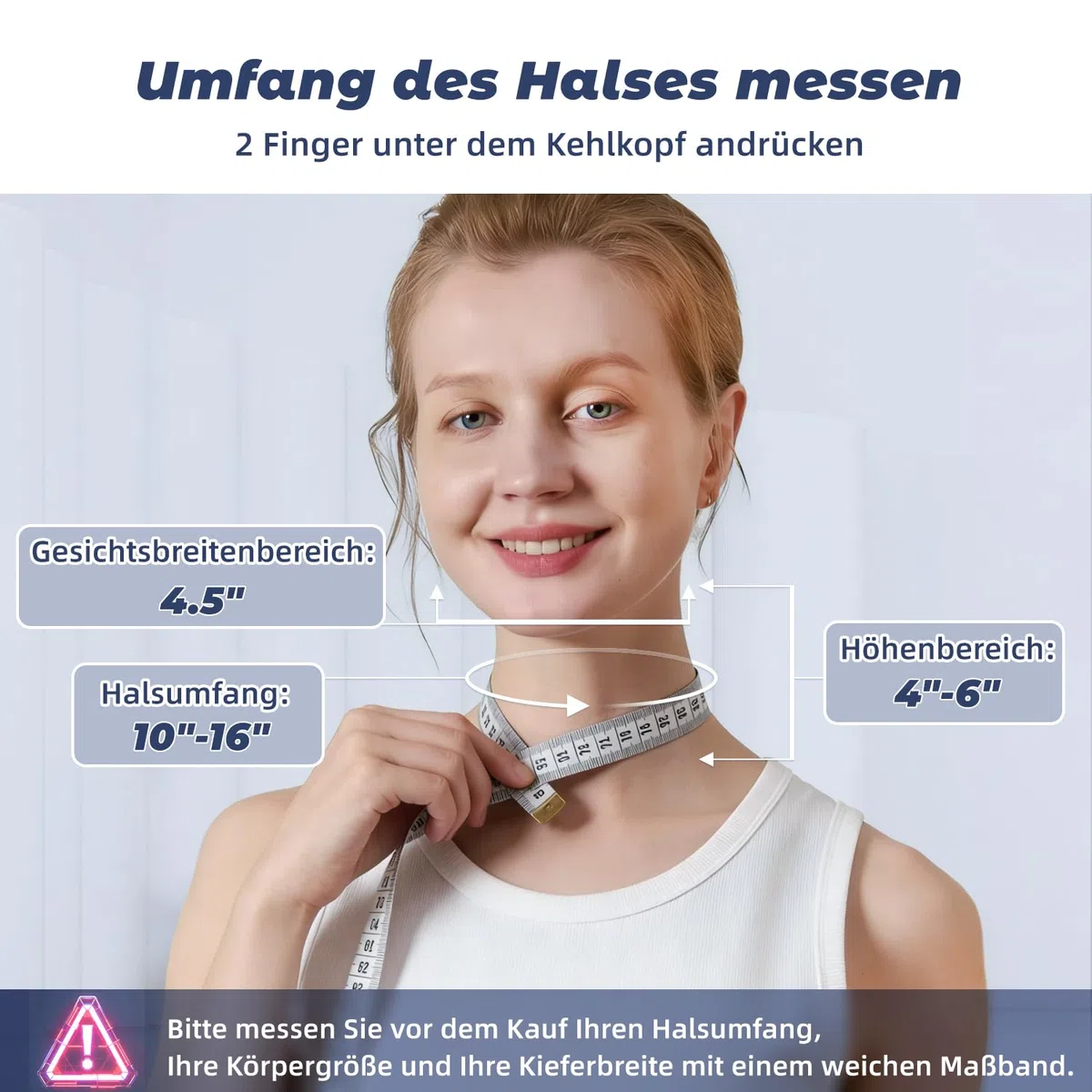 Dispositivo di trazione cervicale Holdsound, apparecchio per stretching e supporto del collo, strumenti regolabili per l'allungamento cervicale per uso domestico