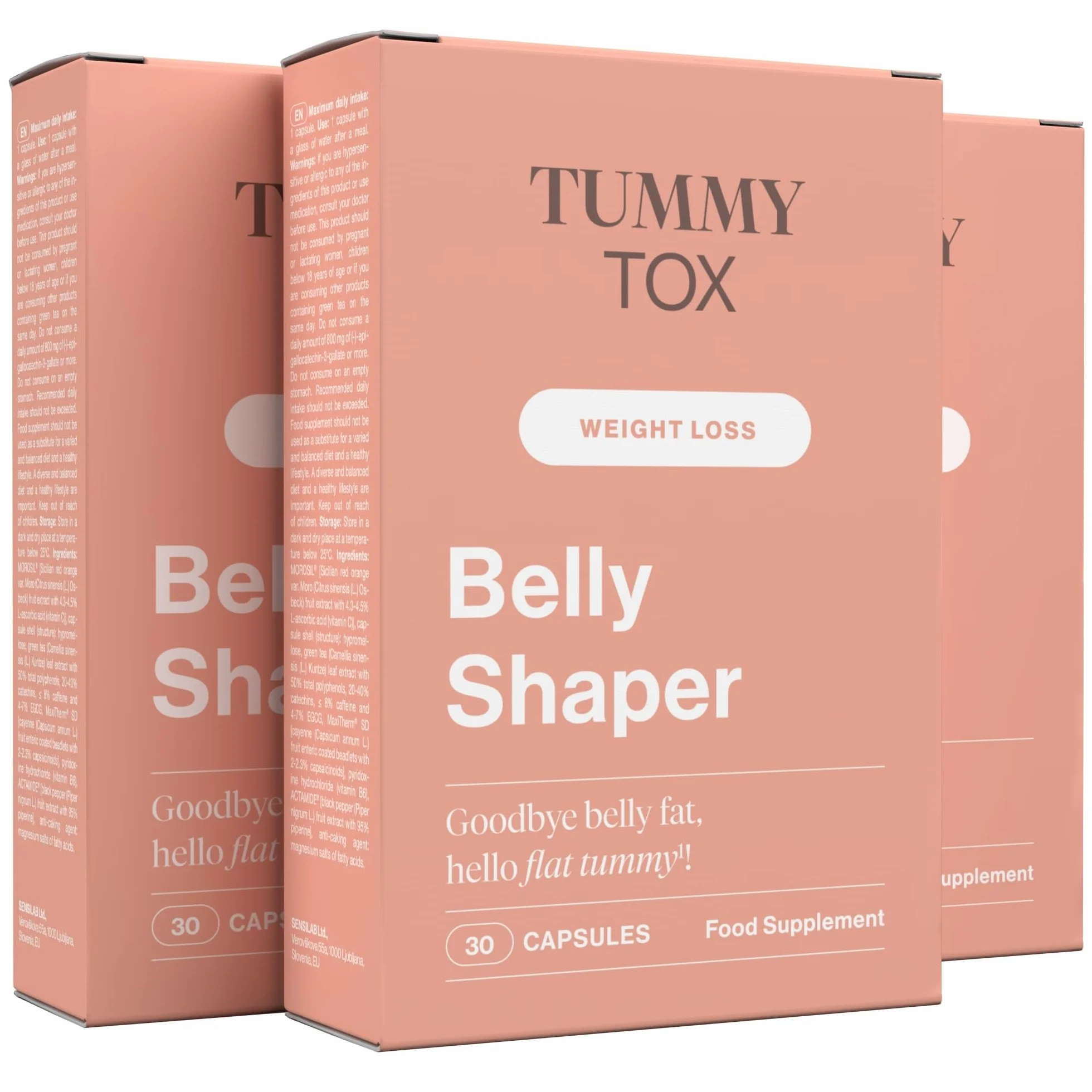 Belly Shaper Brucia Grassi con Morosil, Tè verde, Vitamina C, B6, Pepe di Cayenne e Caffeina 90 Capsule
