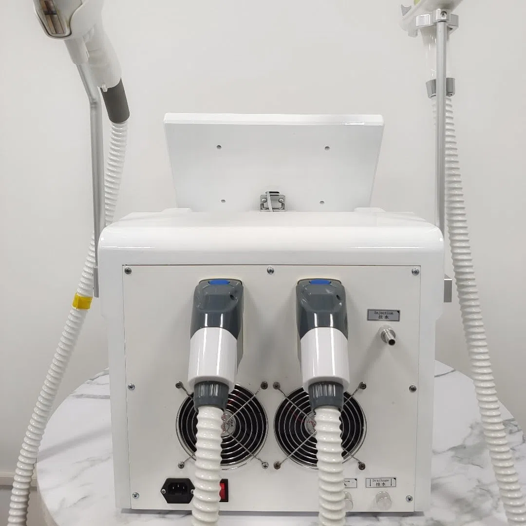 2025 NUOVO 2IN1 Ice Titanium Diode Laser Body Face Hair Removal Machine Permanente Pinless 6BAR