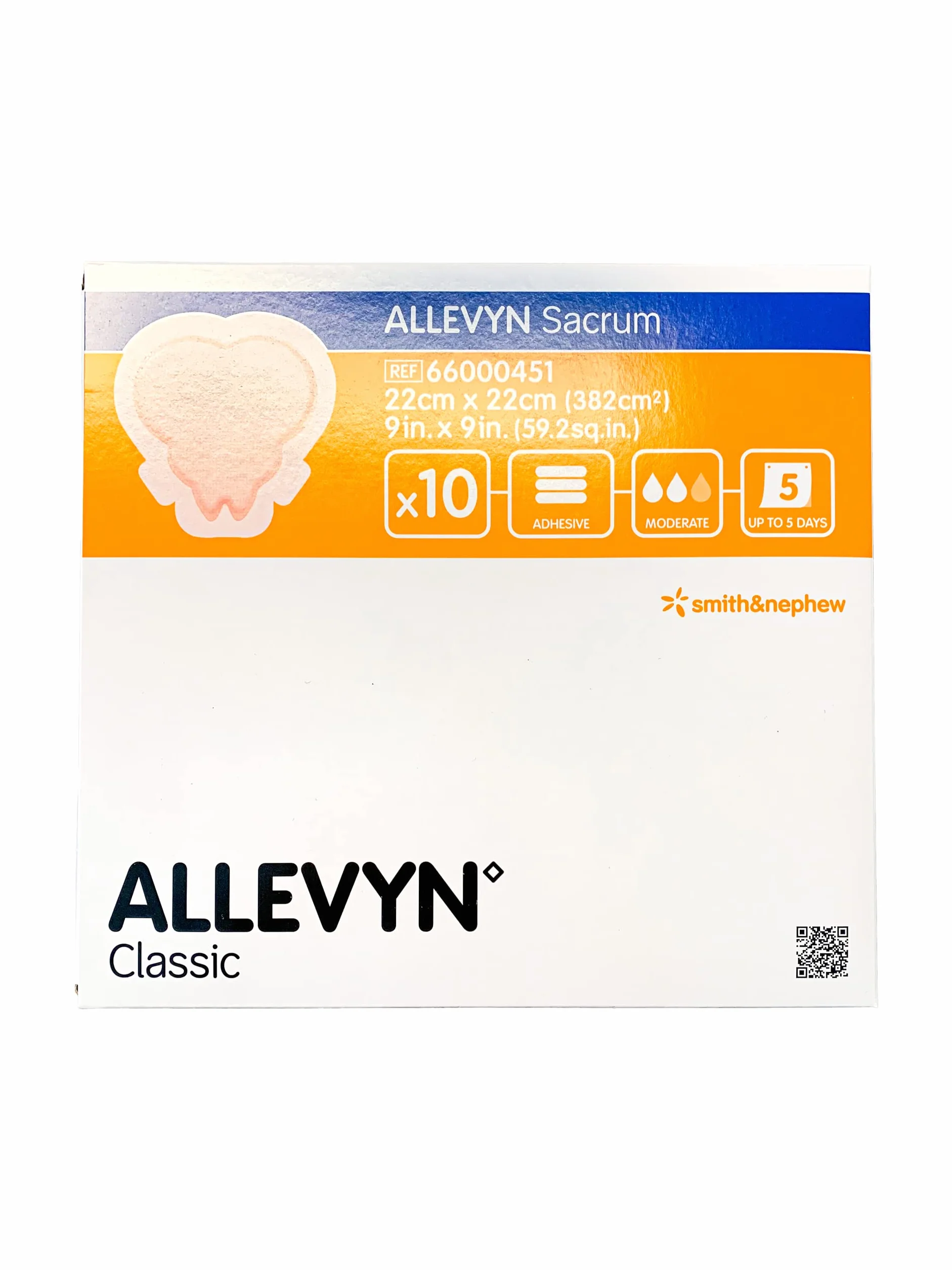 Allevyn Sacrum 22,5x22,1 10pz