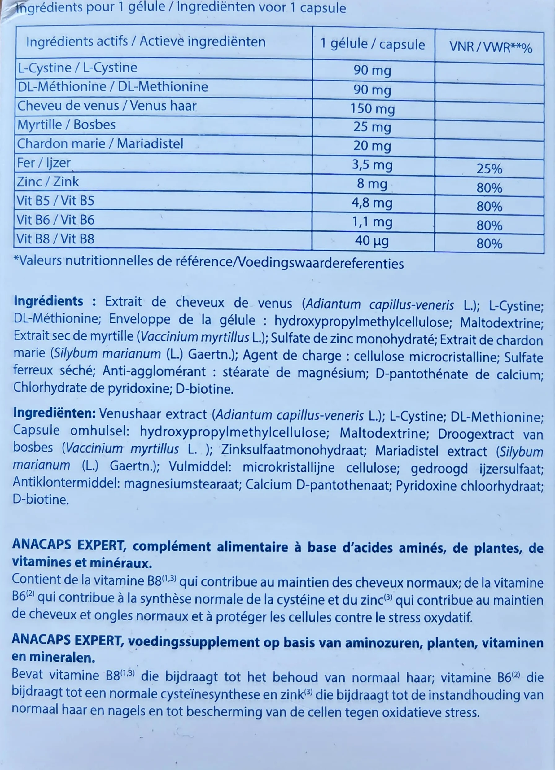 DUCRAY Anacaps Expert Complemento Caída Reaccional 3 X 30 U