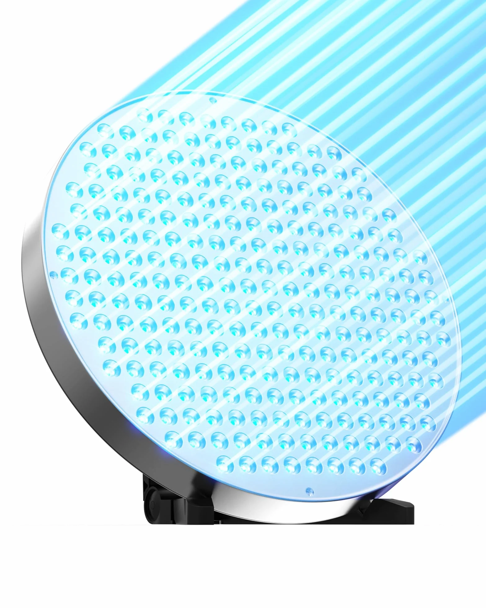 Solarium viso 250 LED 460 nm luce blu abbronzante con supporto da tavolo e sospensione