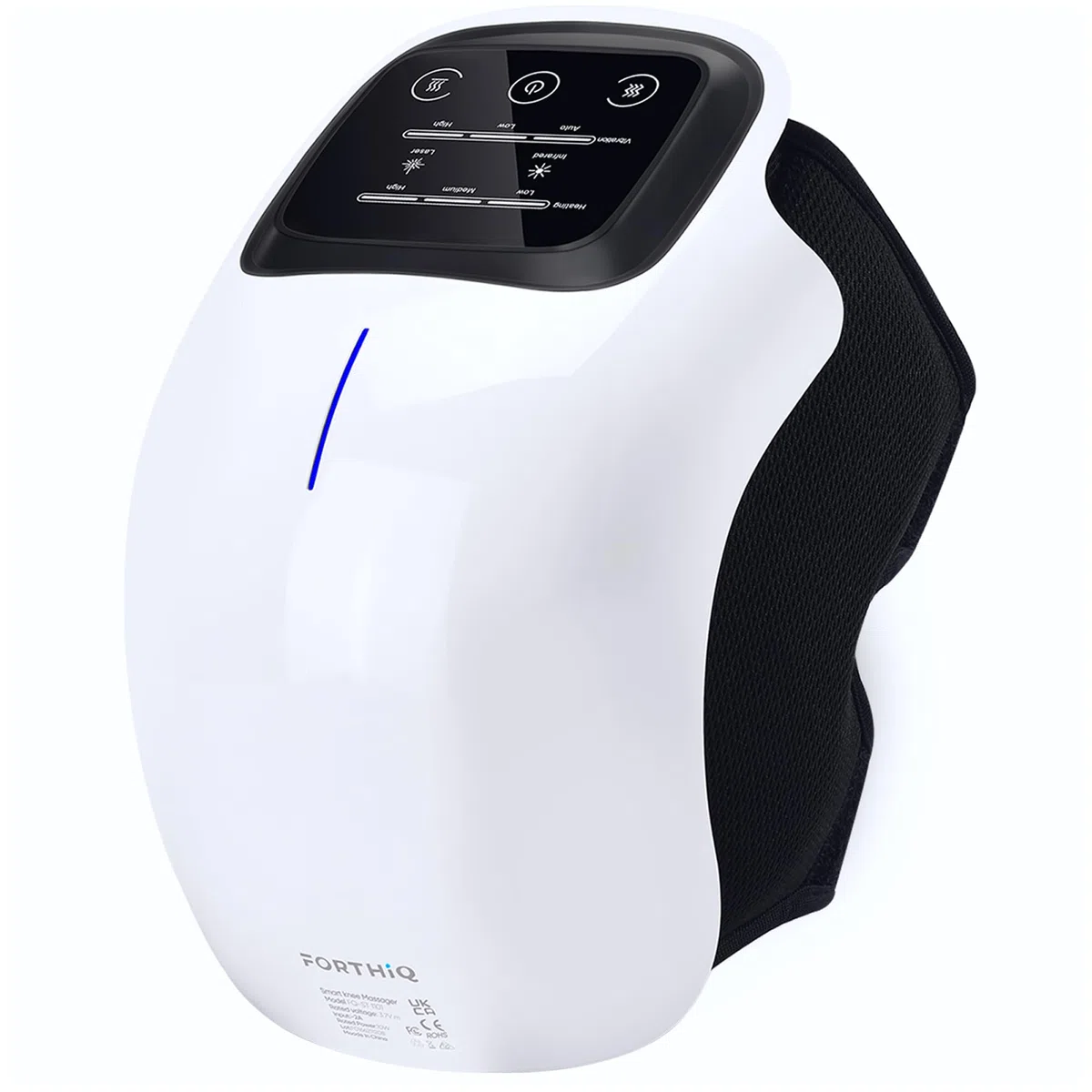 FORTHiQ Massaggiatore per Ginocchio Senza Fili, sollievo da dolore articolare, tecnologia laser infrarossi, vibrazioni terapeutiche per artrite, gonfiore, legamenti stirati e lesioni