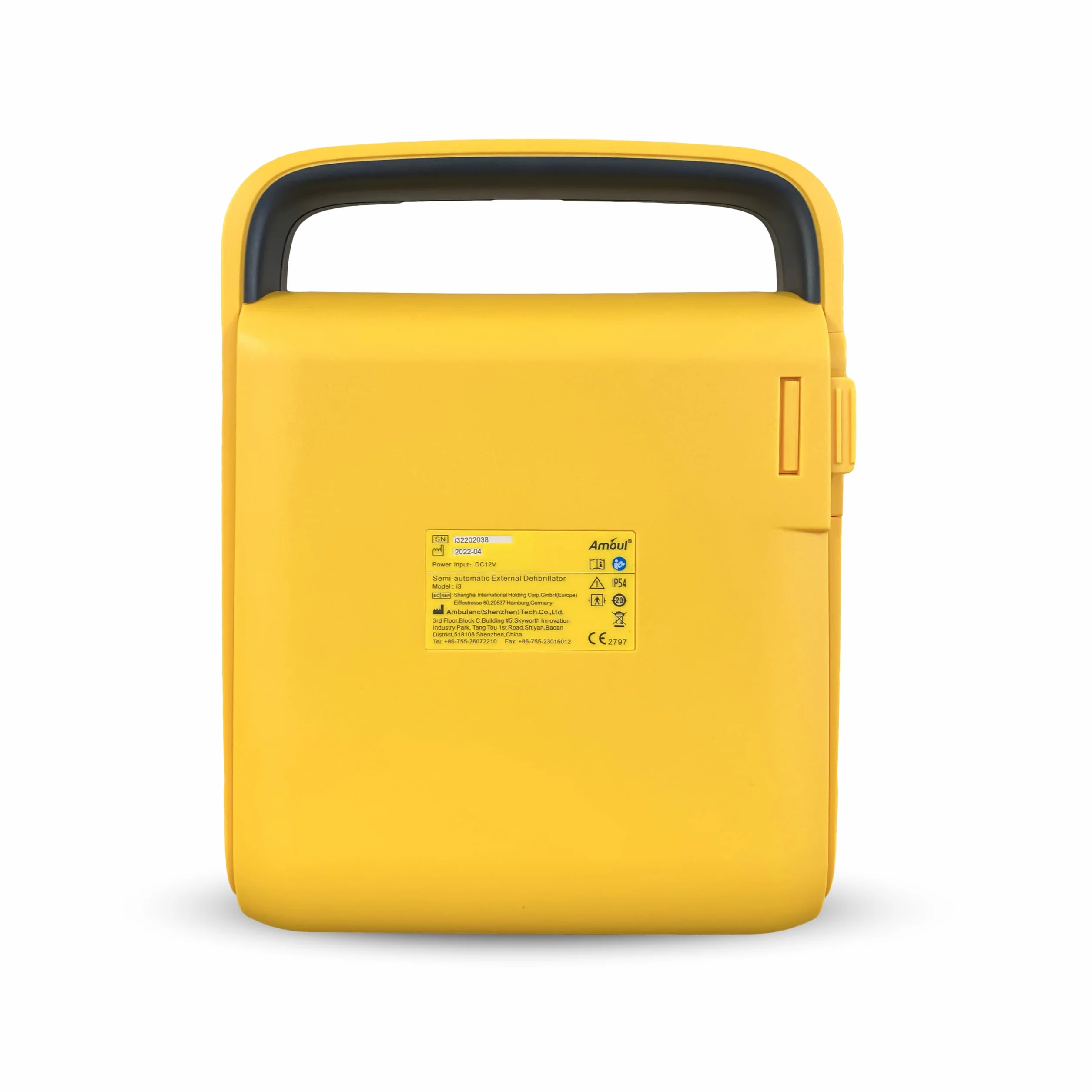 Defibrillatore Semiautomatico I3 AMOUL Completo con Piastre Universali Pre-Collegate Adulti/Pediatriche, Batteria Alta Capacità 5 Anni, Borsa da Trasporto - Garanzia 5 Anni