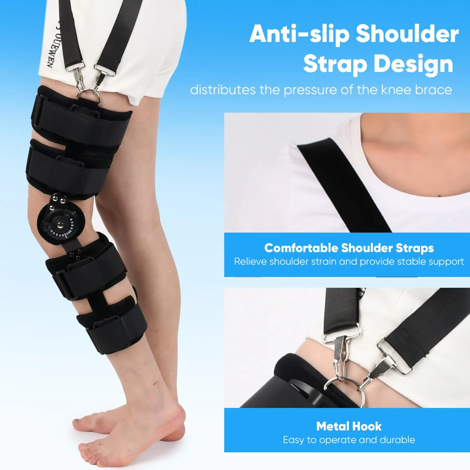 Ginocchiera Incernierata ACL MCL PCL Stabilizzazione Uomo Donna
