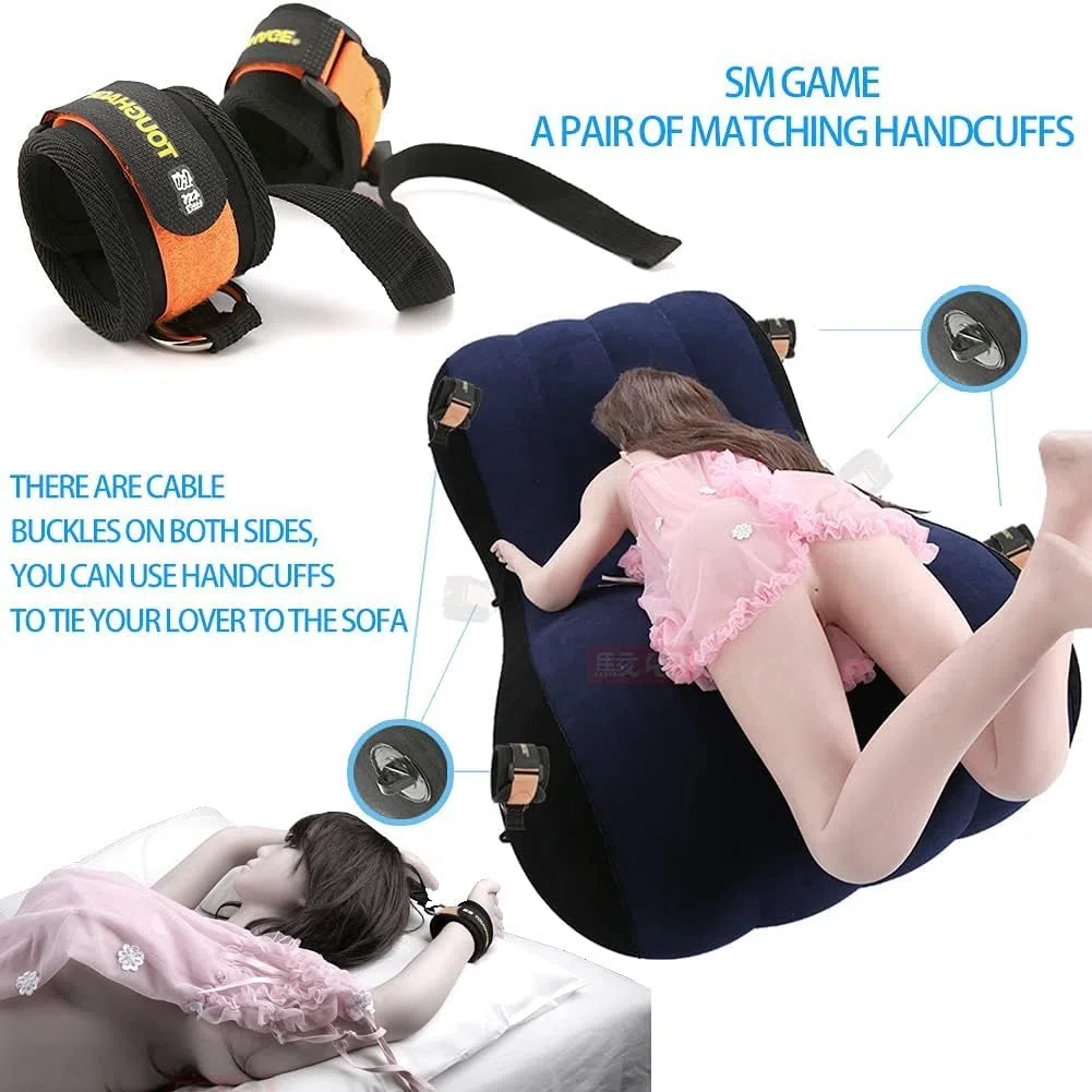 Set di mobili sessuali gonfiabili, set di cuscini e rampe, set erotici, cuscino sessuale, sedia gonfiabile, cuscino sessuale, cuscino sexy per coppie, cuscino gonfiabile, divano e sedia con manette