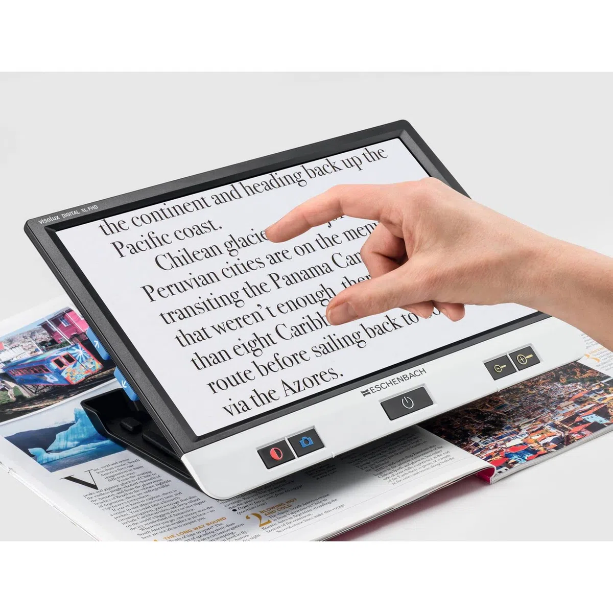 Eschenbach Lente d`Ingrandimento visolux, DIGITALE, XL, FHD, ausilio visivo elettronico