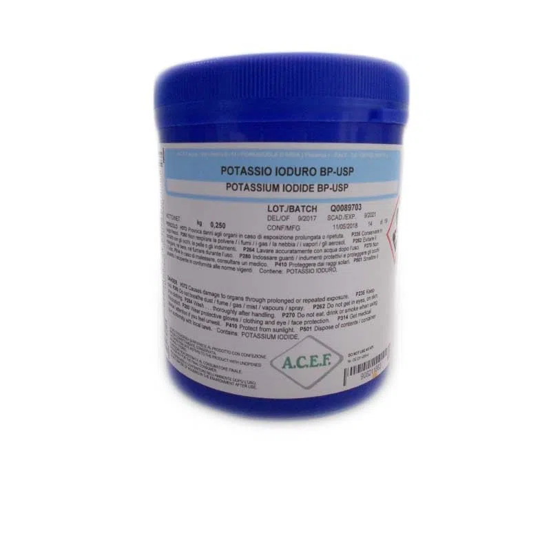 POTASSIO IODURO 250 GRAMMI PROTEZIONE TIROIDE P.C.M.