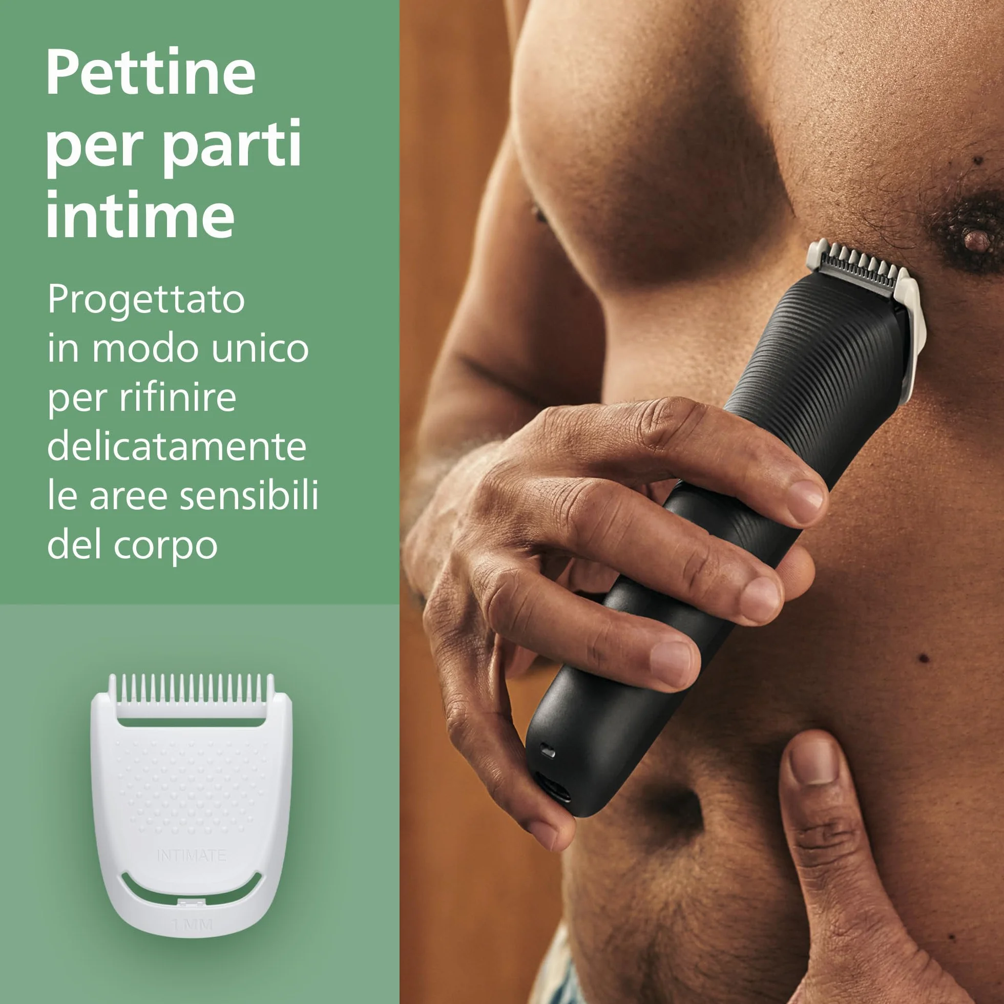 Philips Multigroom Serie 3000 9 in 1 Rifinitore Barba Capelli Corpo MG3946/15