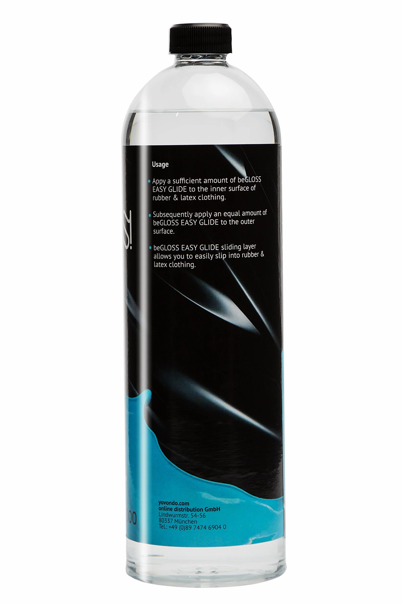 beGLOSS Easy Glide 1000 ml lubrykant do zakładania odzieży gumowej i lateksowej