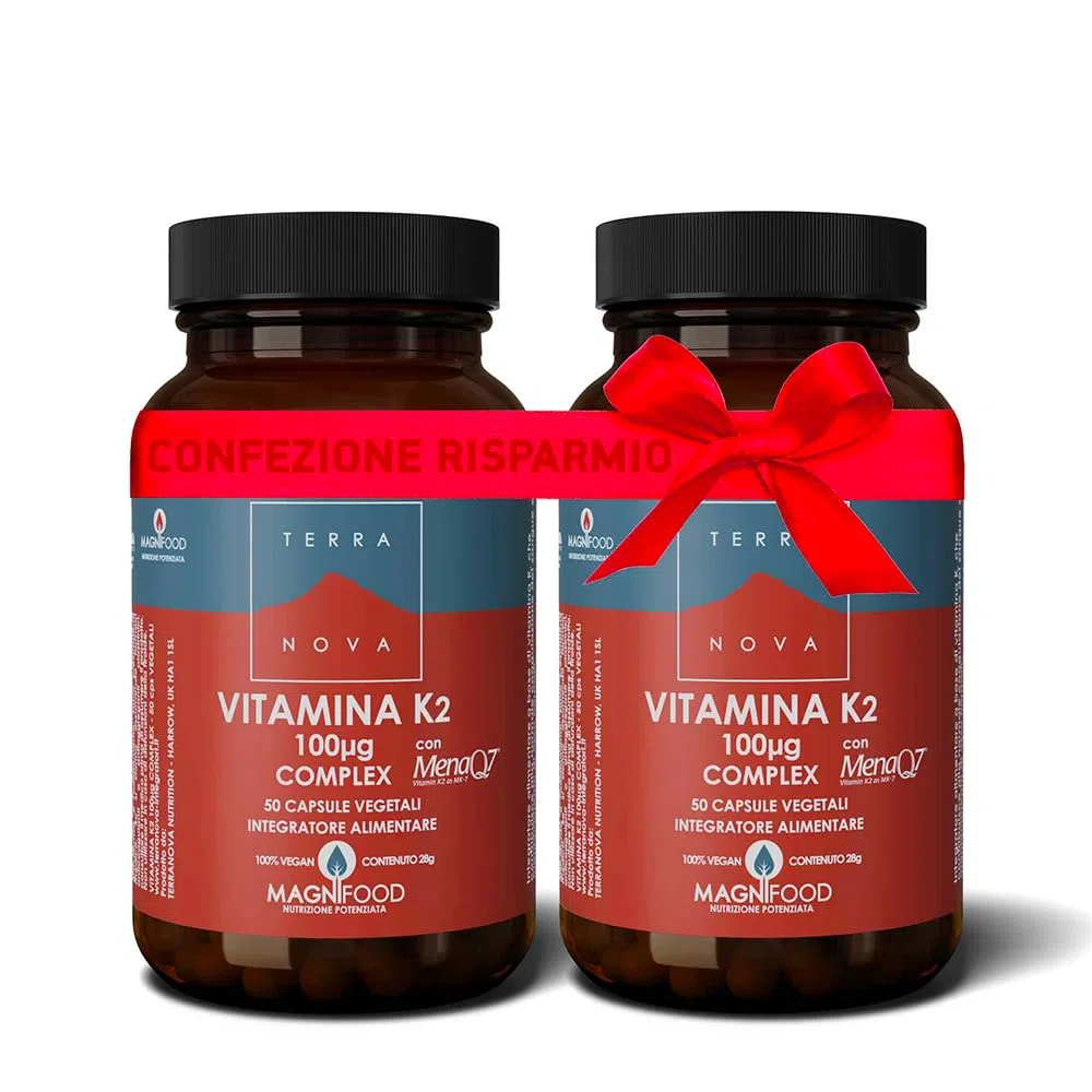 TERRANOVA VITAMINA K2 Complex 50 CPS 2 PEZZI CONFEZIONE RISPARMIO
