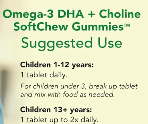 Omega 3 DHA Soft Chew Gummies gusto frutto della passione 27 compresse