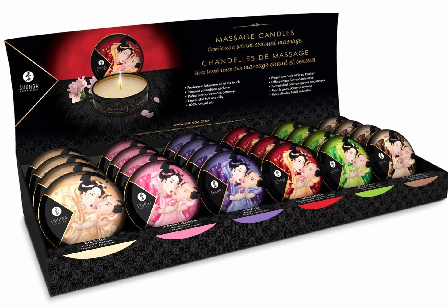 Shunga Massage Candles 30 ml