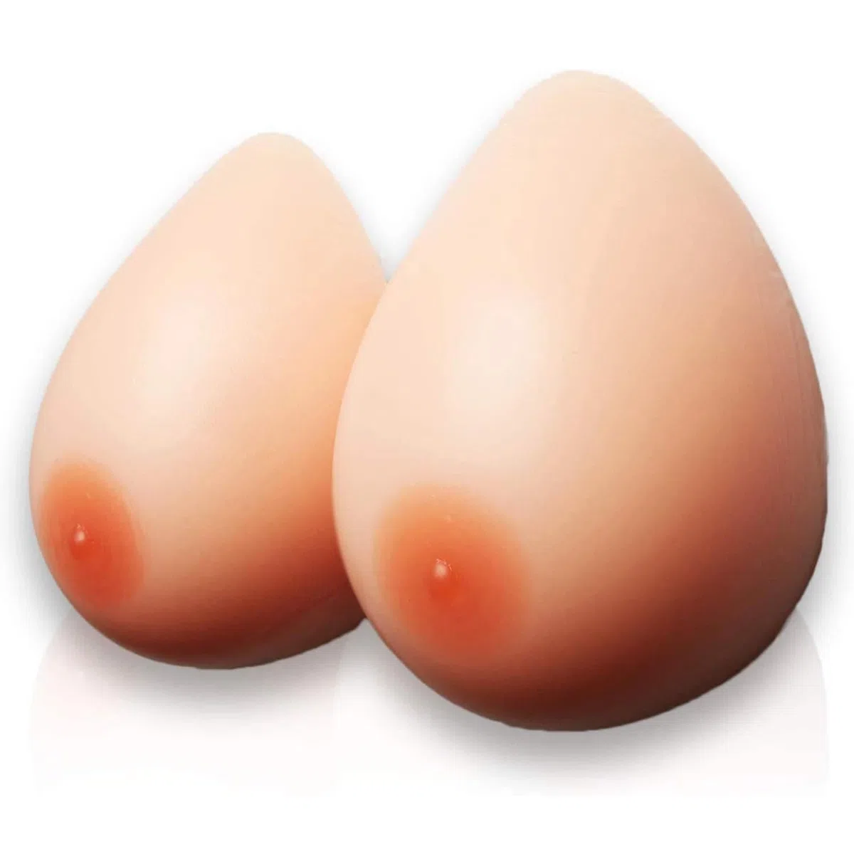Protesi mammarie autoadesive in silicone con capezzolo realistico, protesi di miglioramento naturale for mastectomia, cosplay e travestitismo