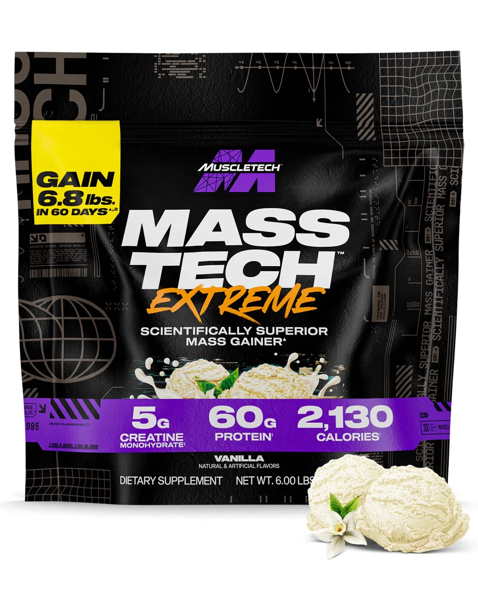 MuscleTech Mass-Tech Extreme 2000, Vanilla Milkshake (EAN 631656716979) - 2720g