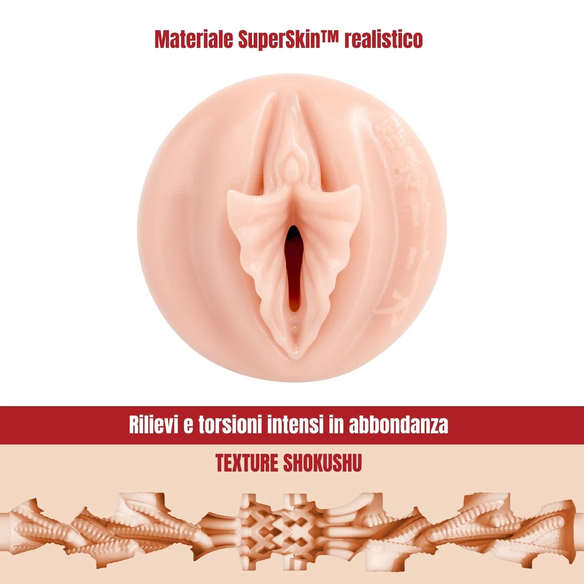 Fleshlight Fantasy Lilith Fukumoto Shokushu (Vagina) - Masturbador Masculino - Experiencia Real - Superskin - Fácil de Limpiar