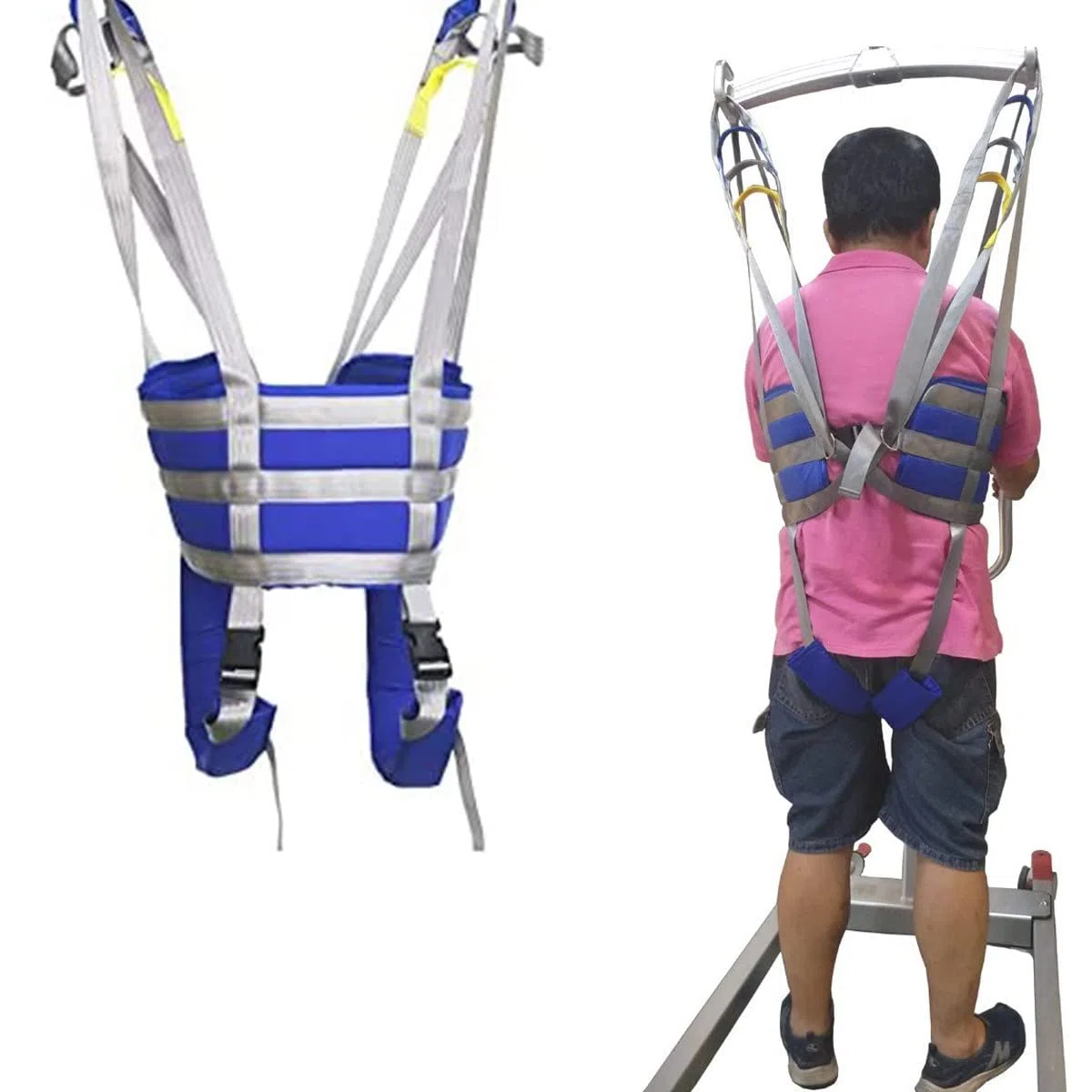XYEJL, cintura di trasferimento per pazienti anziani, speciale cinghia di sollevamento per pazienti, imbracatura per sollevamento pazienti, supporto per camminata, attrezzatura per riabilitazione