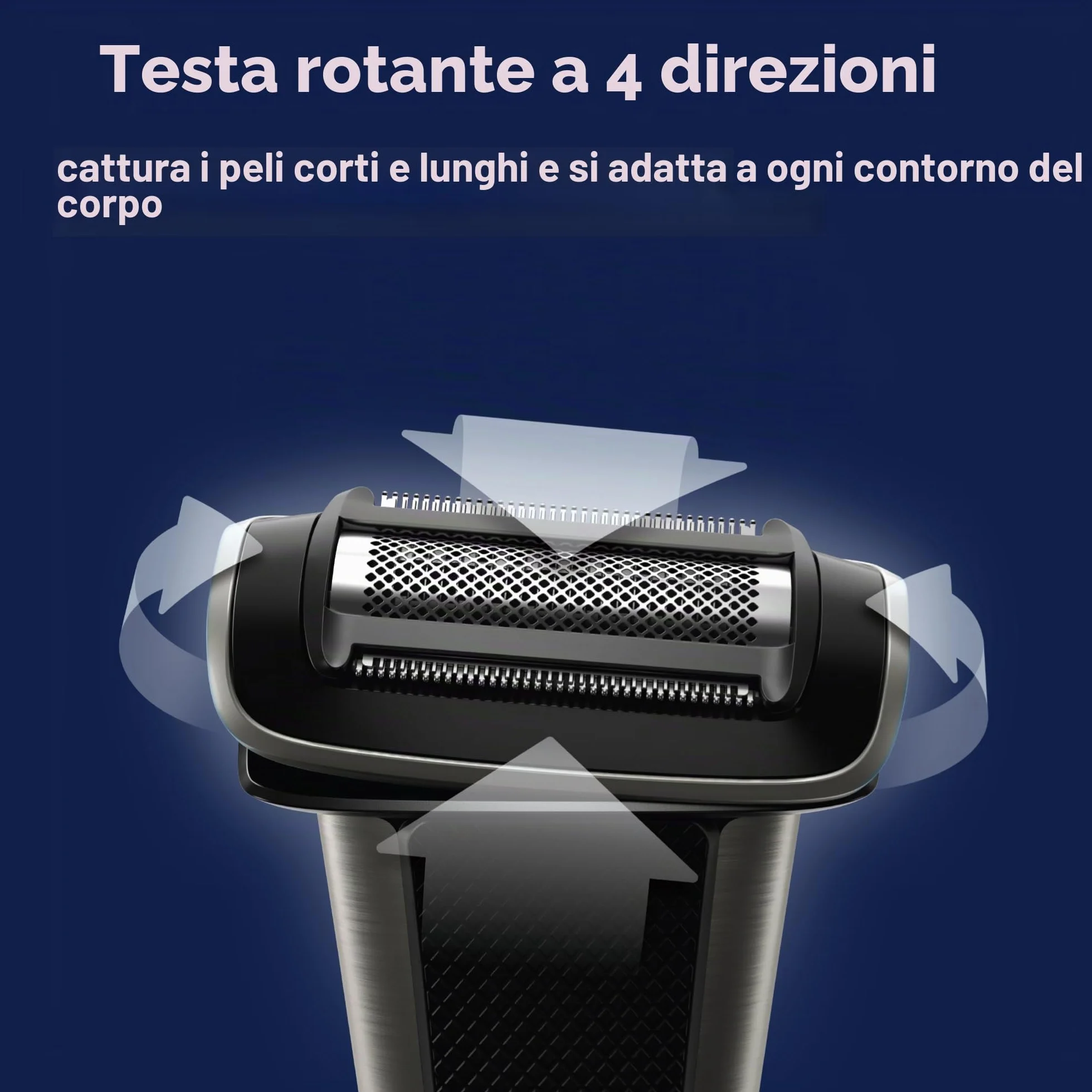 Philips Norelco Bodygroomer BG7030/49 impermeabile trimmer rasoio