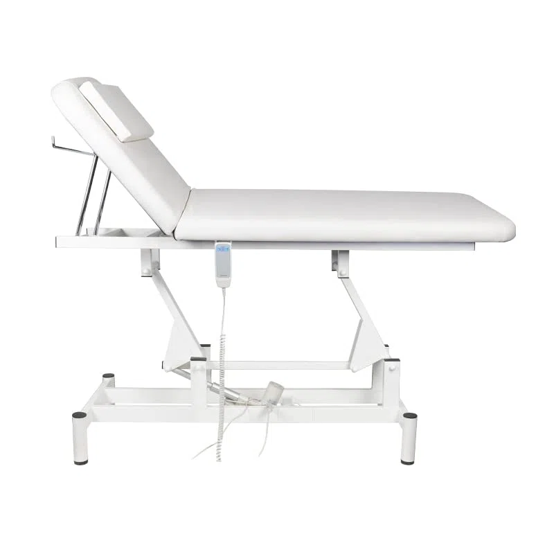 ACTIVESHOP Lettino massaggiante elettrico con 1 motore 079 bianco