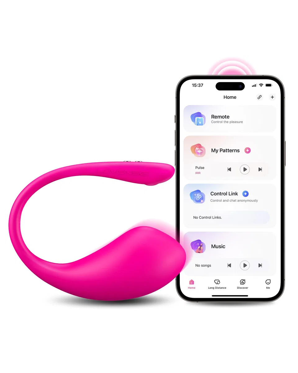 Sex Toys LOVENSE Lush 3 Vibratore con Controllo Bluetooth App – Vibratore per Donna Wireless Remoto per il Punto G per Donne, il miglior Sex Toys con Modalità di Vibrazione Personalizzabili Illimitate