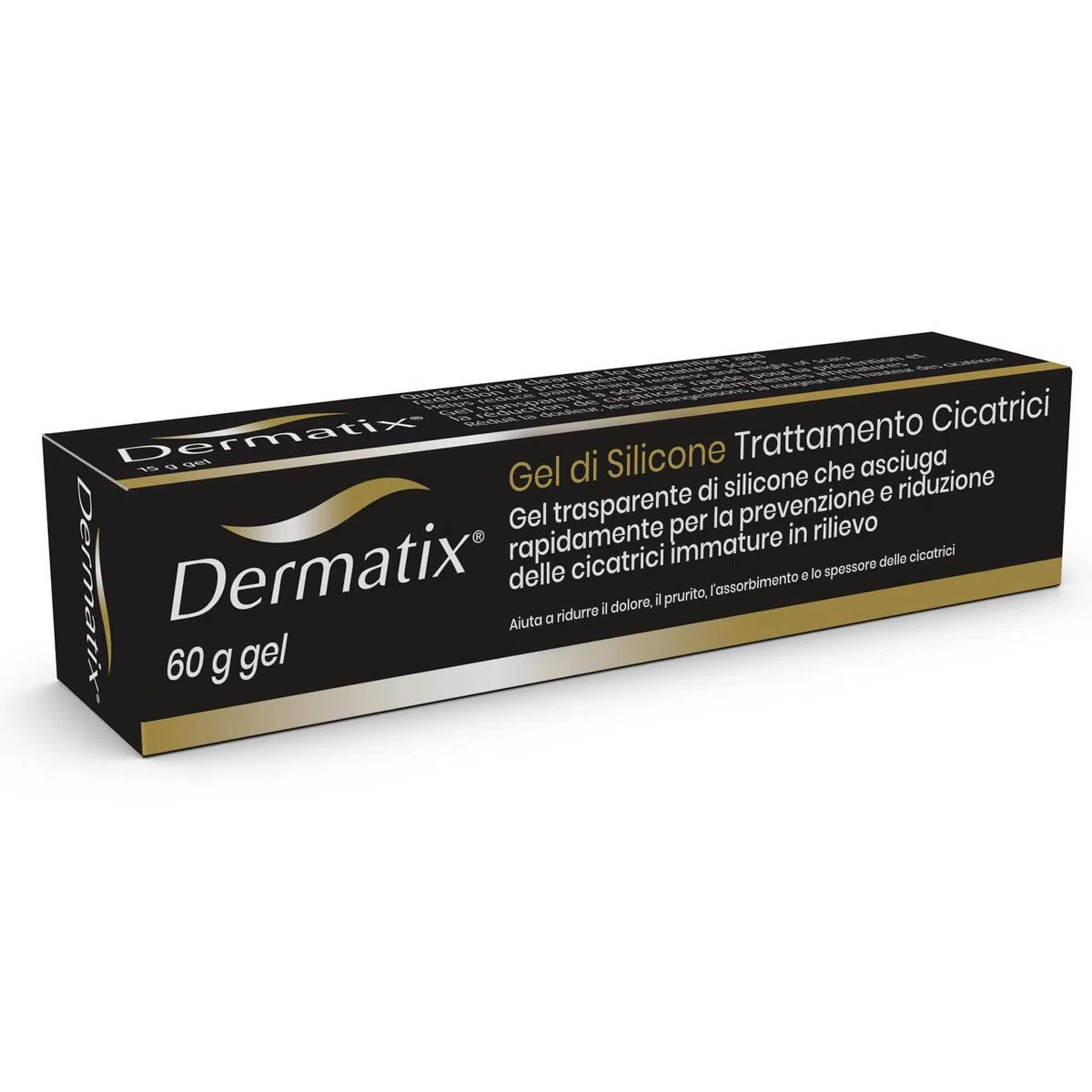 Dermatix, Trattamento in Gel al Silicone per Cicatrici, Ustioni e Lesioni, Idrata e Allevia il Prurito, Rapida Asciugatura, Adatto a tutte le Zone del Corpo, 60g