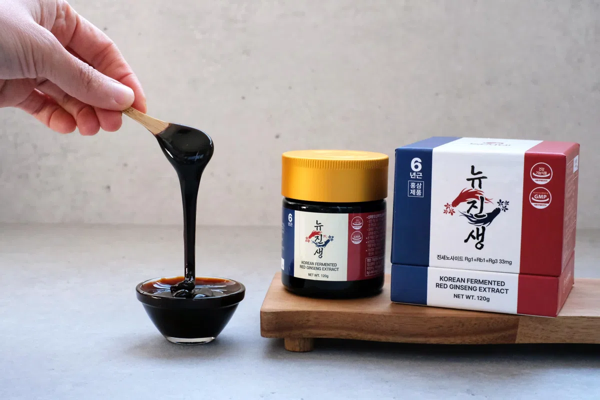 SAMSIDAE – Nuovo Ginseng Rosso Coreano Fermentato, Estratto Concentrato 120g, Doppia Formula Innovativa (Classico + Fermentato), Radici di 6 anni, Alto Contenuto di Ginsenosidi 11 mg/g, Cura di 4 mesi