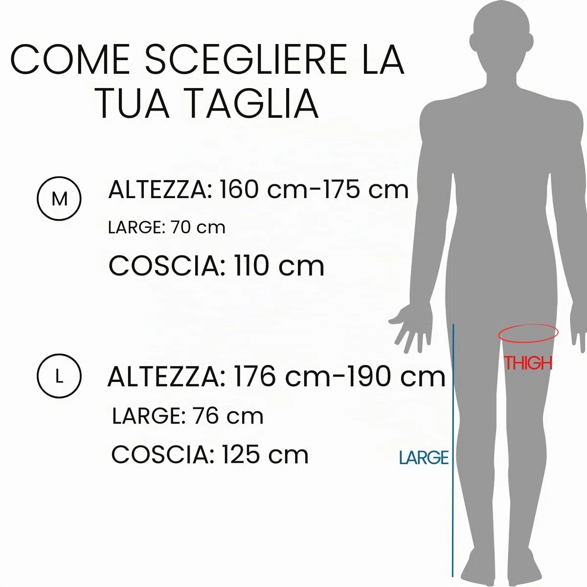 Massaggiatore senza fili, pressoterapia, per drenaggio linfatico, gambe stanche e migliore circolazione sanguigna, contro la ritenzione idrica e per un sano ritorno venoso (M: 160-175 cm)