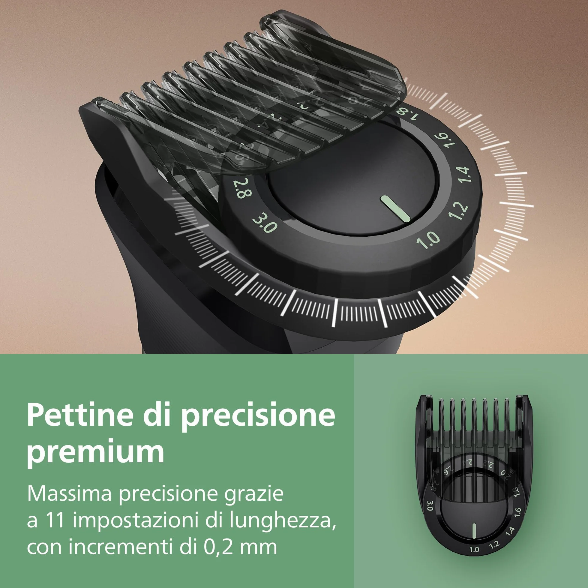 Philips Multigroom Serie 7000 16 w 1 MG7931/15 - Trymer do brody, włosów i ciała, lame metalowe, 21 ustawień długości (0,5-16 mm)