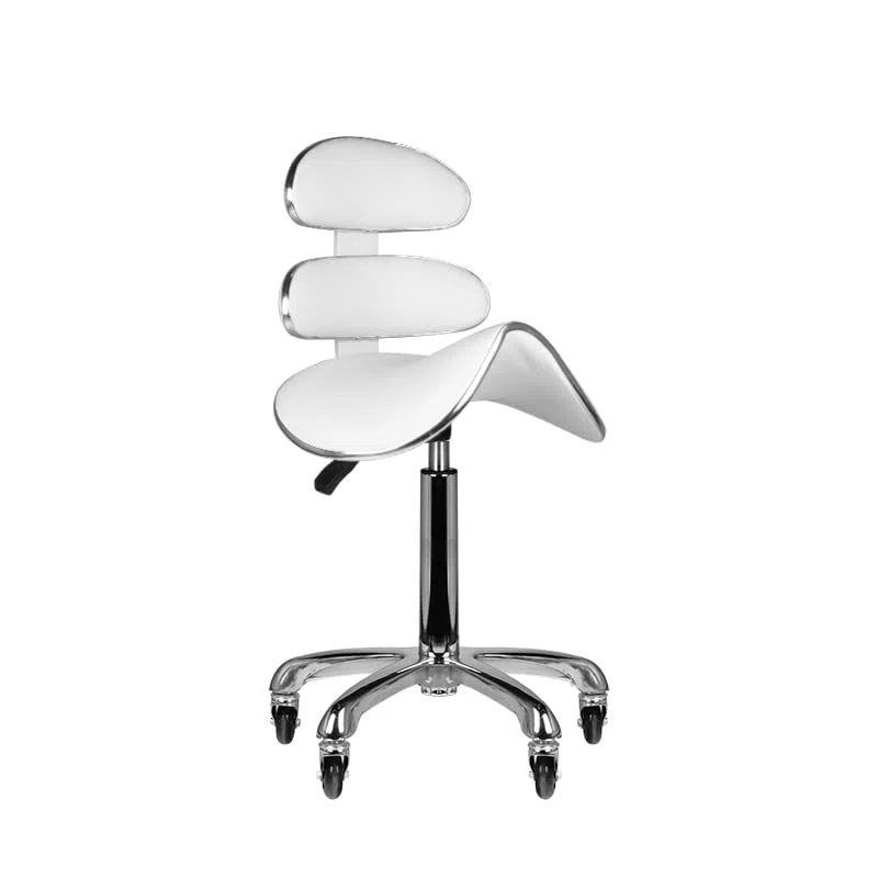 ACTIVESHOP Roll Speed AM-880 - Sgabello da parrucchiere, colore: Bianco