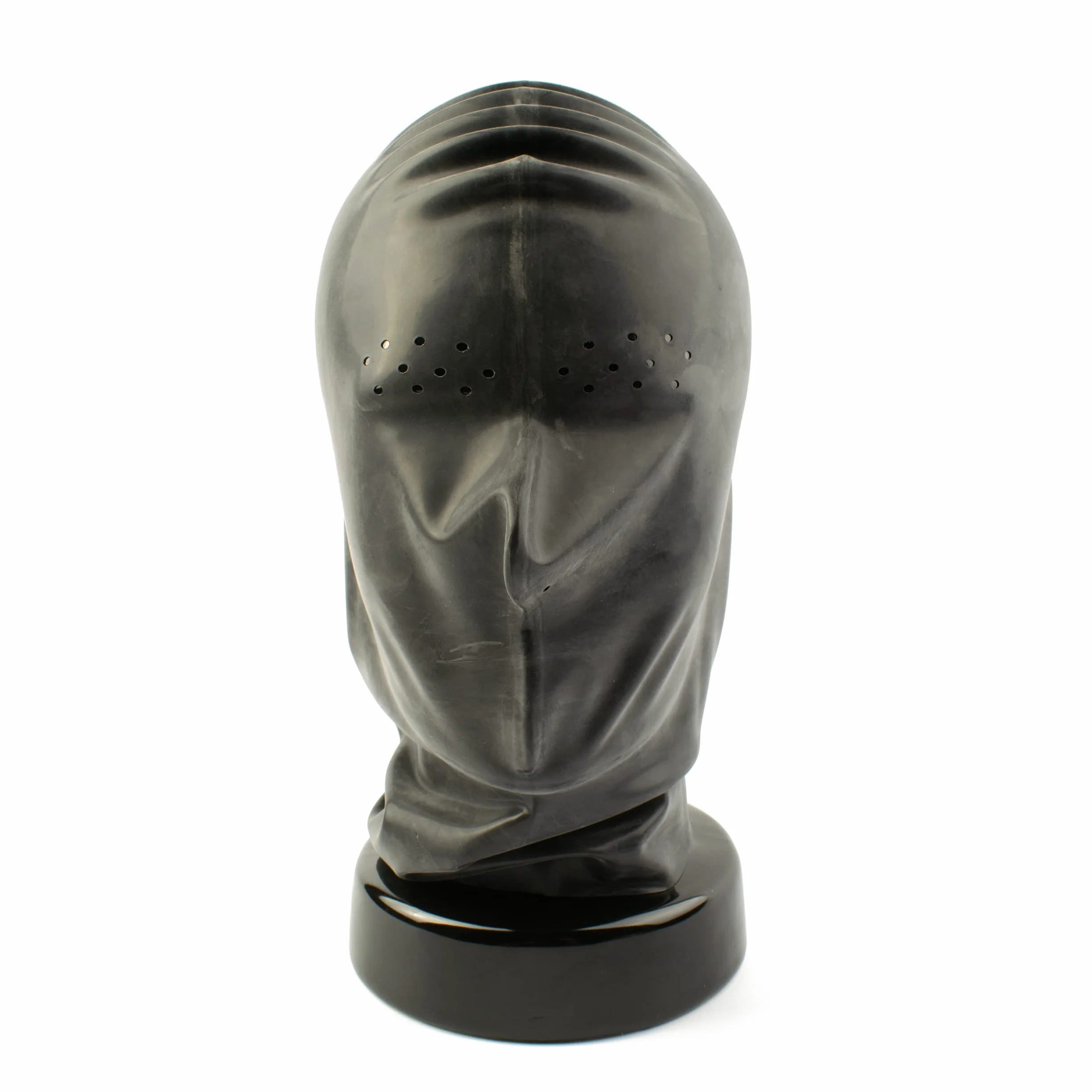 Rubberfashion Maschera in lattice per uomo con perforazione per occhi e naso