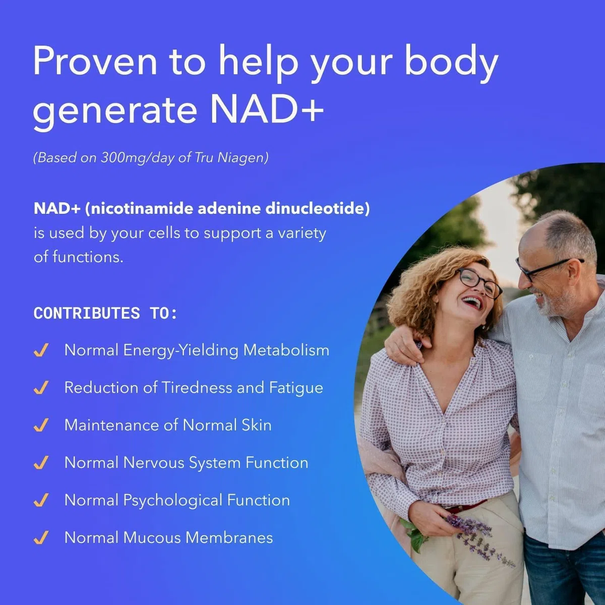 TRU NIAGEN NAD Integratore, Nicotinamide Riboside, Formula Brevettata NR, Per Ridurre Stanchezza e Affaticamento, da 30 Compresse, 300 mg per Porzione (2 Mesi/2 Flaconi)